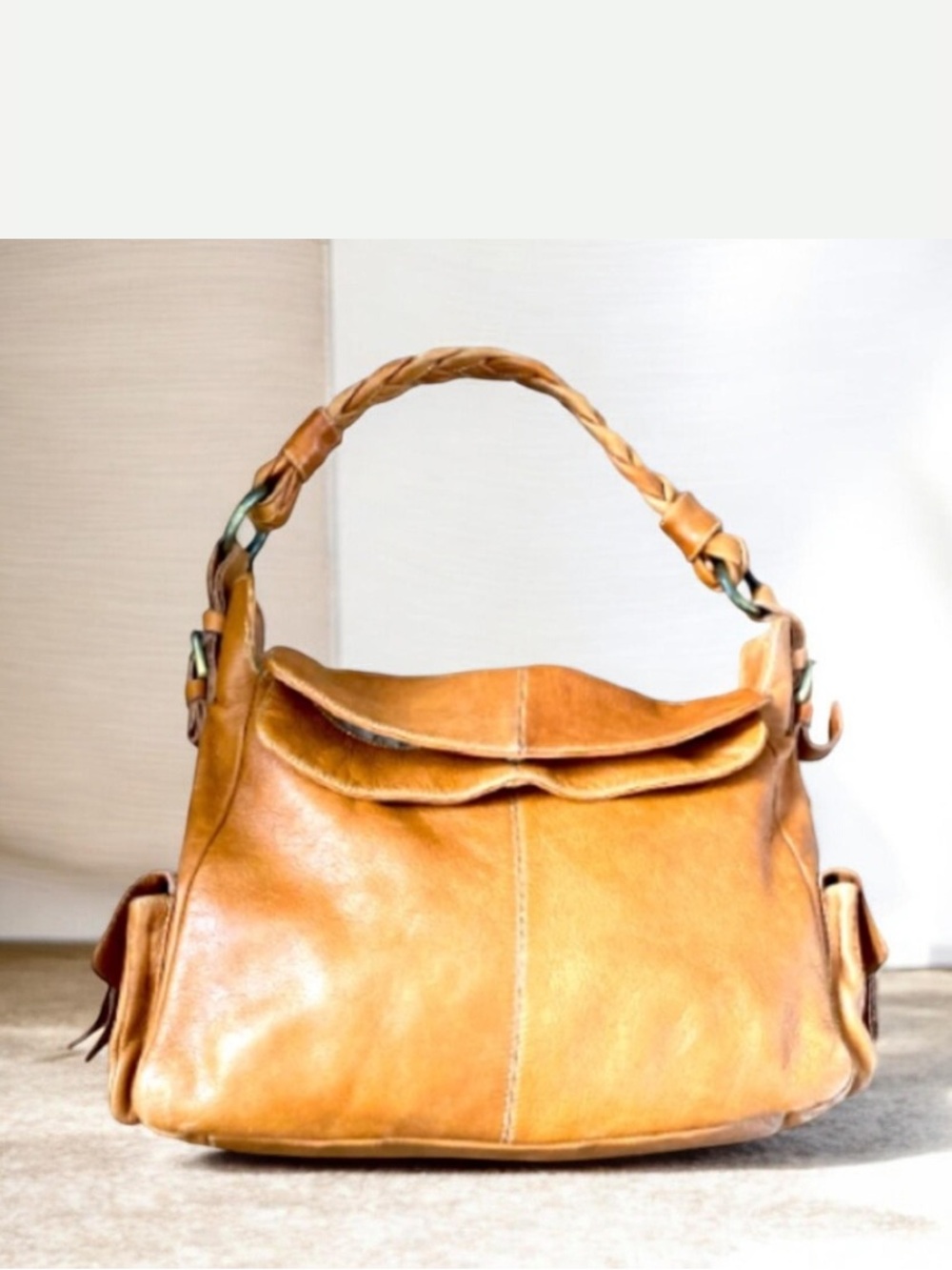MADI Pelletteria  Italian Made Genuine Leather Bag Size H 13’ X W 13’ X …